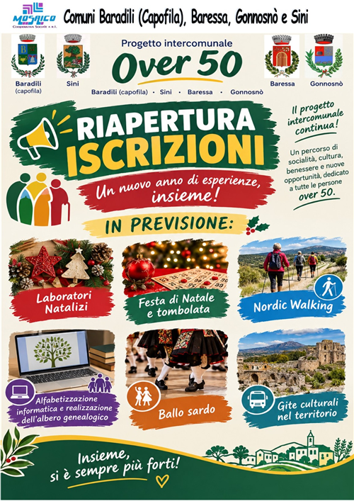 Progetto intercomunale OVER 50