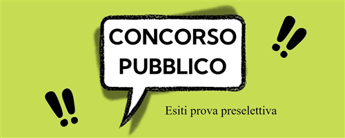 Concorso Pubblico per 1 posto di operatore esperto tecnico manutentivo - Avviso pubblicazione esito prova preselettiva del 22.10.2025